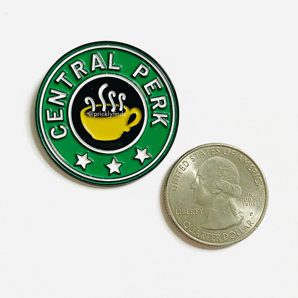 4/$20 FRIENDS TV Central Perk Coffee Shop Enamel Pin - Picture 2 of 3